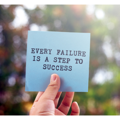 Every Failure Is a Step To Success